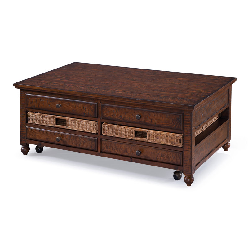 August Grove Hebron Solid Wood Lift Top Coffee Table with Storage & Reviews Wayfair